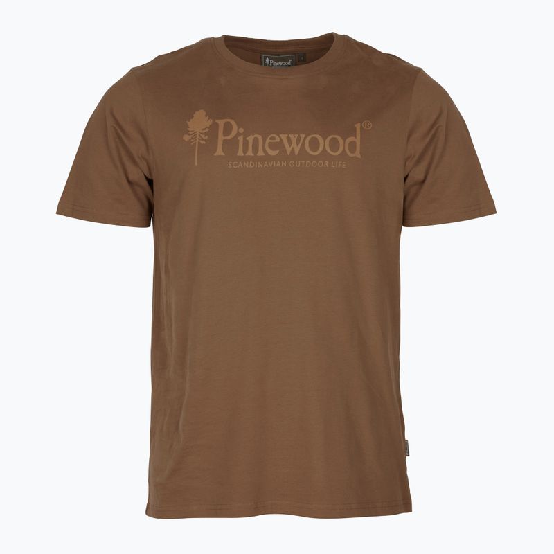 Tricou pentru bărbați  Pinewood Outdoor Life nougat