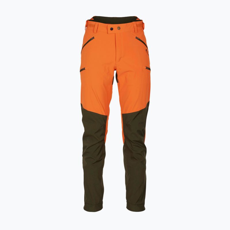 Pantaloni bărbătești Pinewood Abisko cu membrană b.orange/mossgreen 5