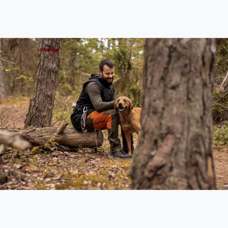 Pantaloni bărbătești Pinewood Abisko cu membrană b.orange/mossgreen 8