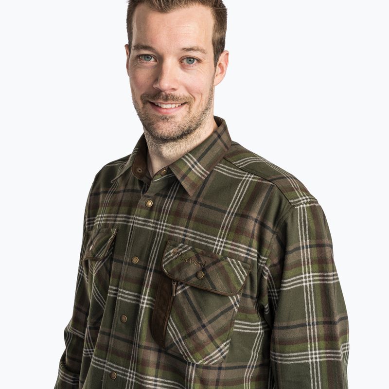 Cămașă pentru bărbați Pinewood Cornwall green/pine green 6