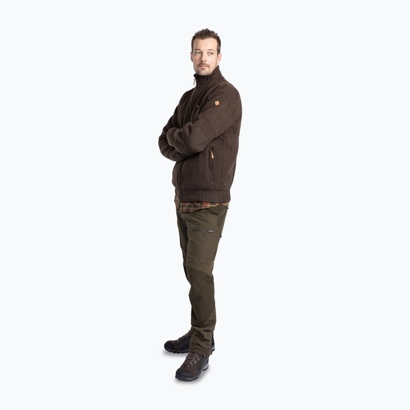 Pulover pentru bărbați Pinewood Hurricane d.brown mel 3