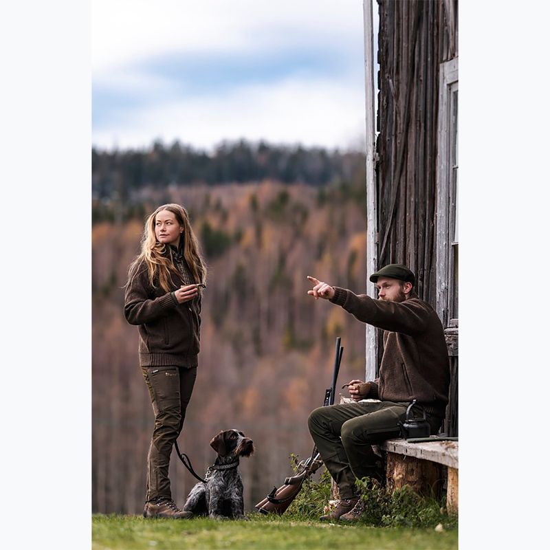 Pulover pentru bărbați Pinewood Hurricane d.brown mel 13