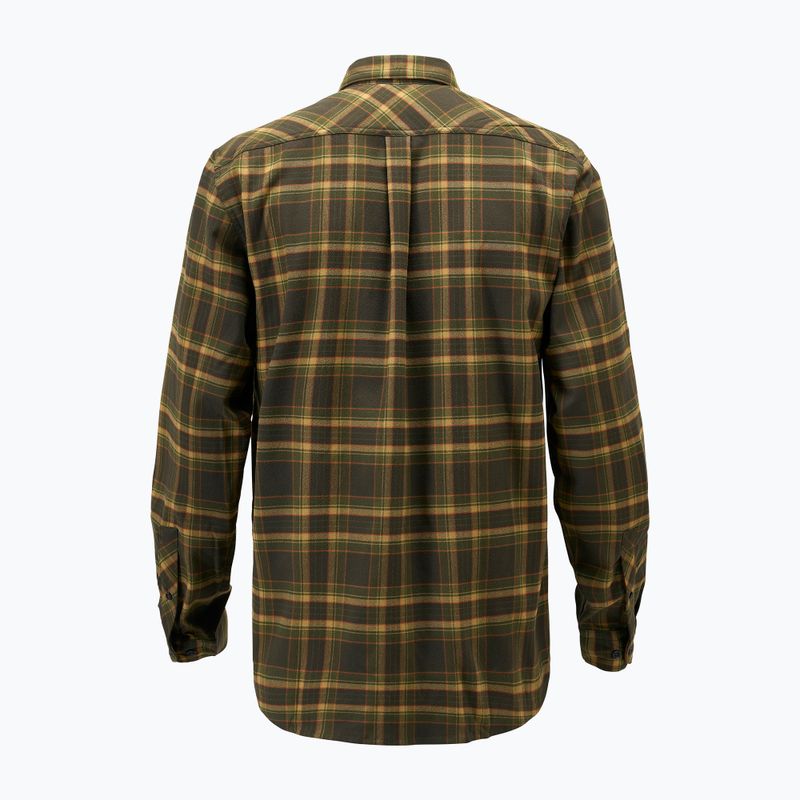 Cămașă pentru bărbați Pinewood Abisko Hiking Flanell moss green 8