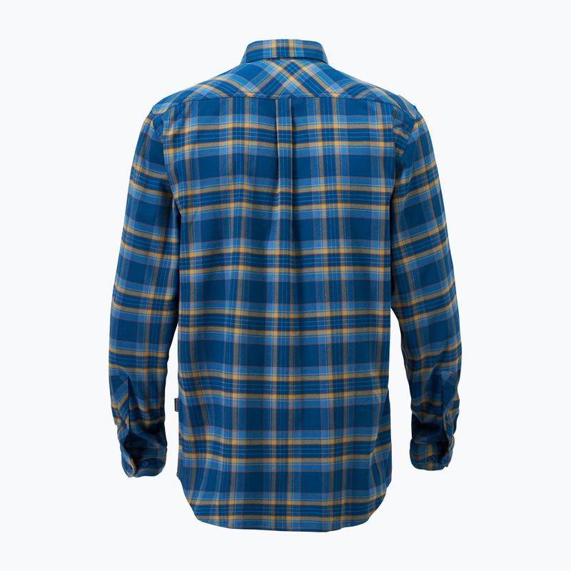 Cămașă pentru bărbați Pinewood Abisko Hiking Flanell d.azur blue 7