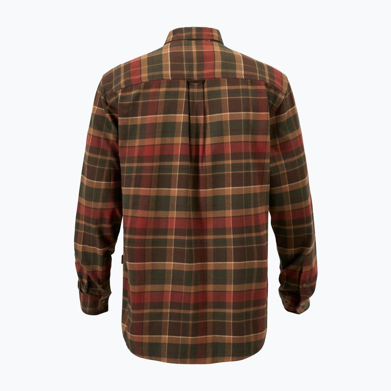 Cămașă pentru bărbați Pinewood Prestwick Exclusive d.green/terracotta 8