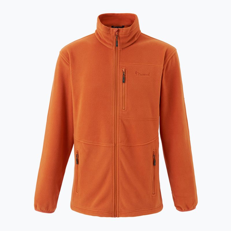 Bluză de trekking pentru bărbați Pinewood Finnveden Fleece burned orange 7
