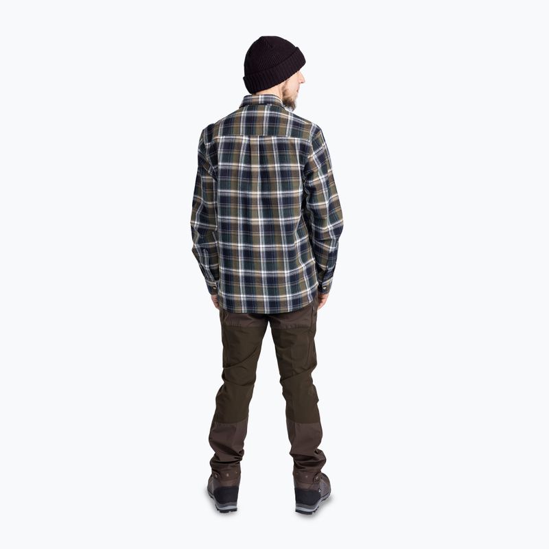 Cămașă pentru bărbați Pinewood Härjedalen green/navy 5