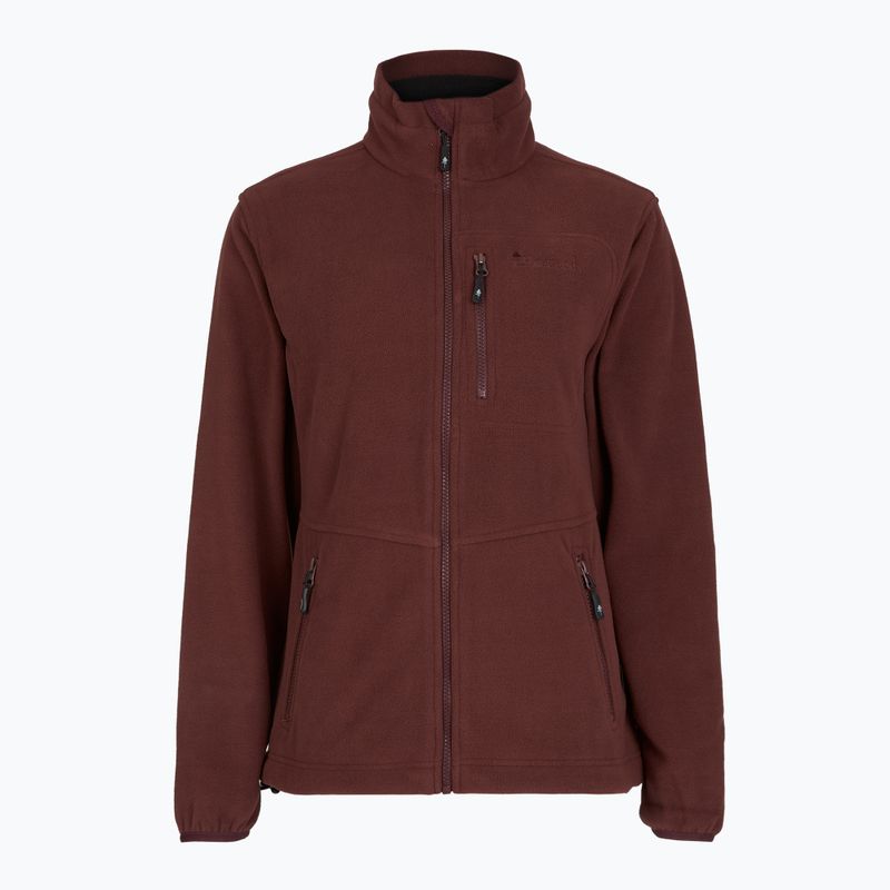Bluză de trekking pentru femei Pinewood Finnveden Fleece earth plum