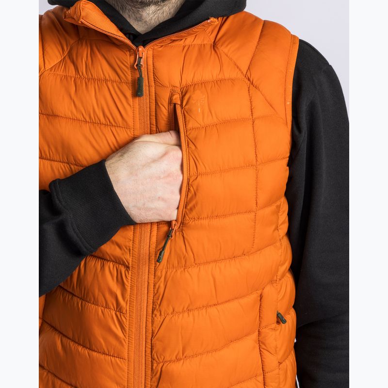 Vestă de trekking pentru bărbați Pinewood Abisko Insulation burned orange 6