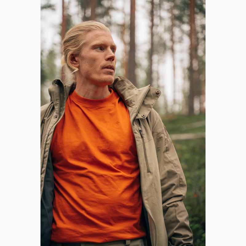 Tricouri pentru bărbați Pinewood 3-Pack 3 buc. white/pine/b.orange 8
