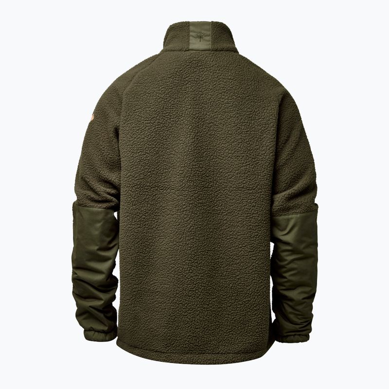 Geacă pentru bărbați Pinewood Pile Fleece moss green 7