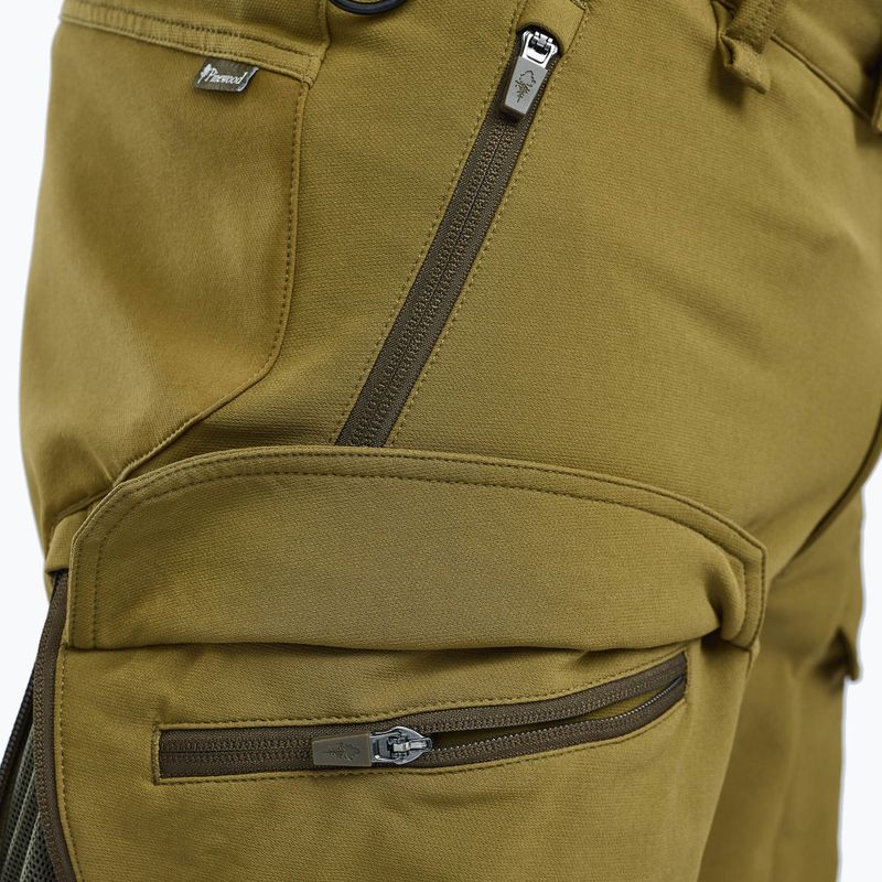 Pantaloni de trekking pentru bărbați Pinewood Furudal Hunters Hybrid Stretch olive green 4