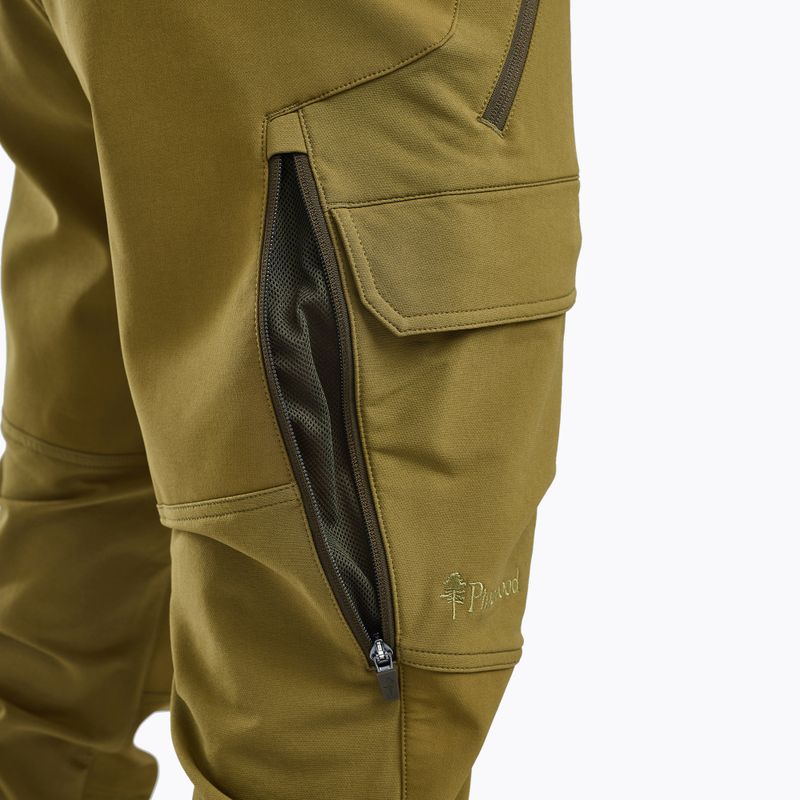 Pantaloni de trekking pentru bărbați Pinewood Furudal Hunters Hybrid Stretch olive green 5