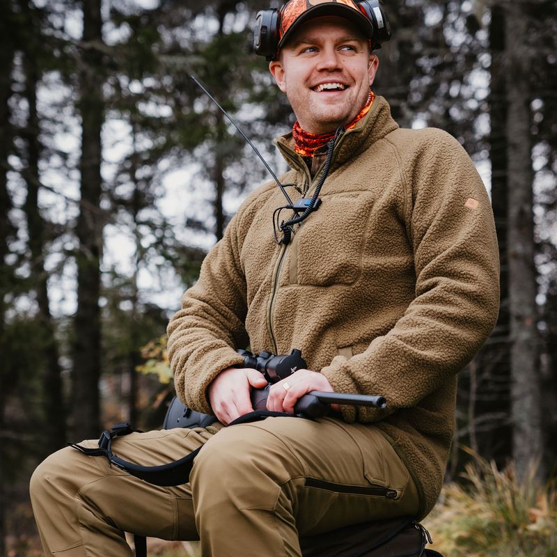 Pantaloni de trekking pentru bărbați Pinewood Furudal Hunters Hybrid Stretch olive green 9