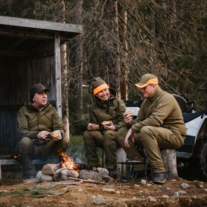 Pantaloni de trekking pentru bărbați Pinewood Furudal Hunters Hybrid Stretch olive green 14