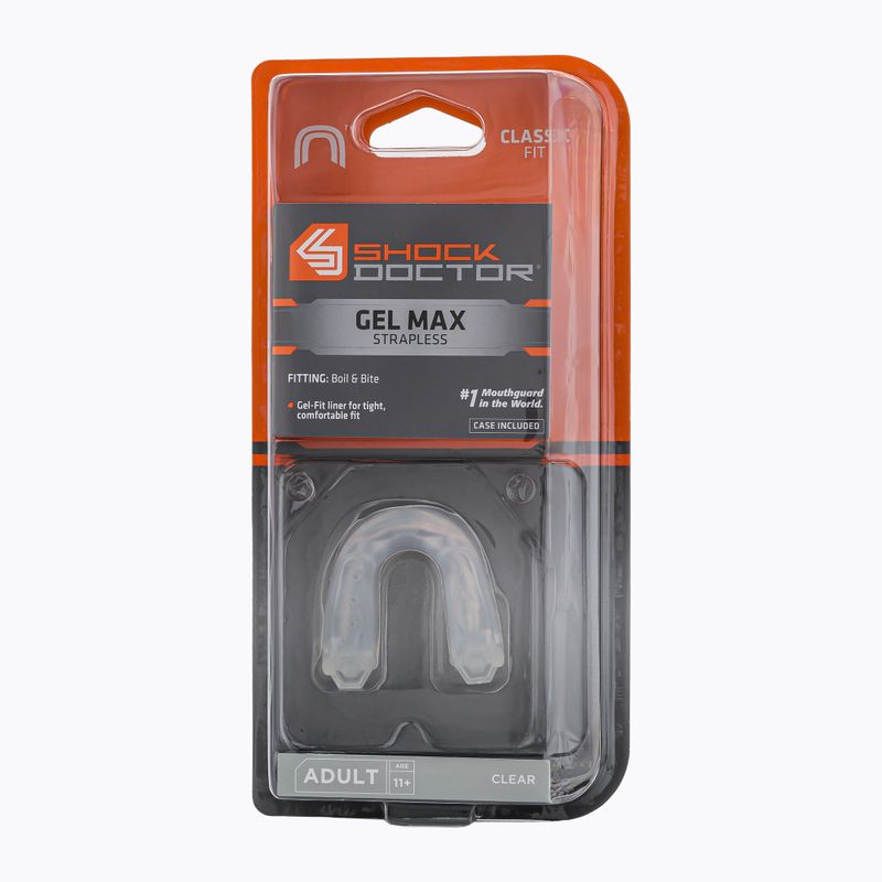 Apărătoare bucală Shock Doctor Gel Max transparent SHO567