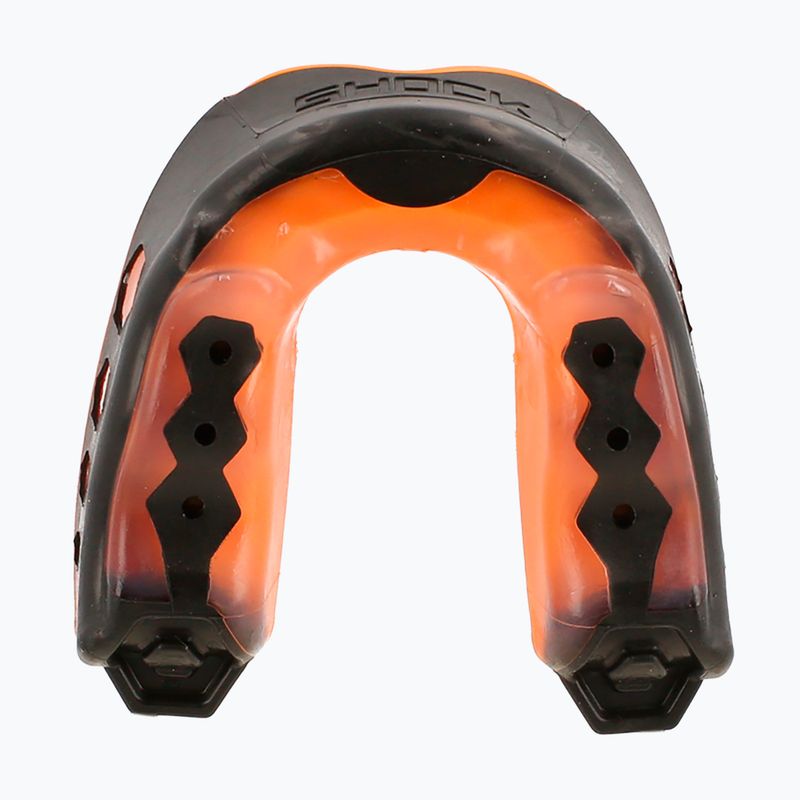 Protector de maxilar Shock Doctor Gel Max portocaliu/negru
