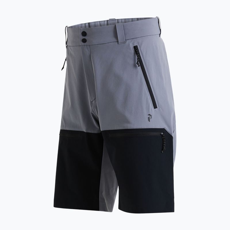 Pantaloni scurți de drumeție Peak Performance Stretch Trek pentru bărbați negru/gri G77541010 2