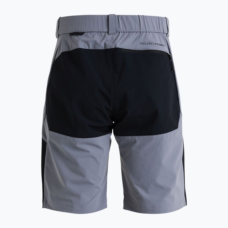 Pantaloni scurți de drumeție Peak Performance Stretch Trek pentru bărbați negru/gri G77541010 3