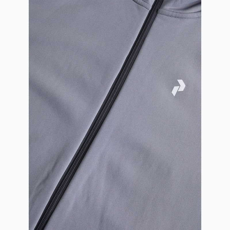 Hanorac cu glugă cu fermoar Peak Performance Rider pentru bărbați, gri G77244080 9