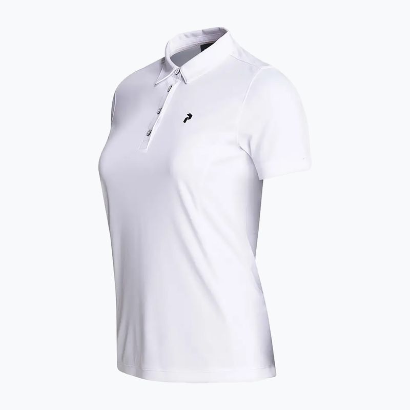 Tricou polo pentru femei Peak Performance Alta 089 alb G77182010 2