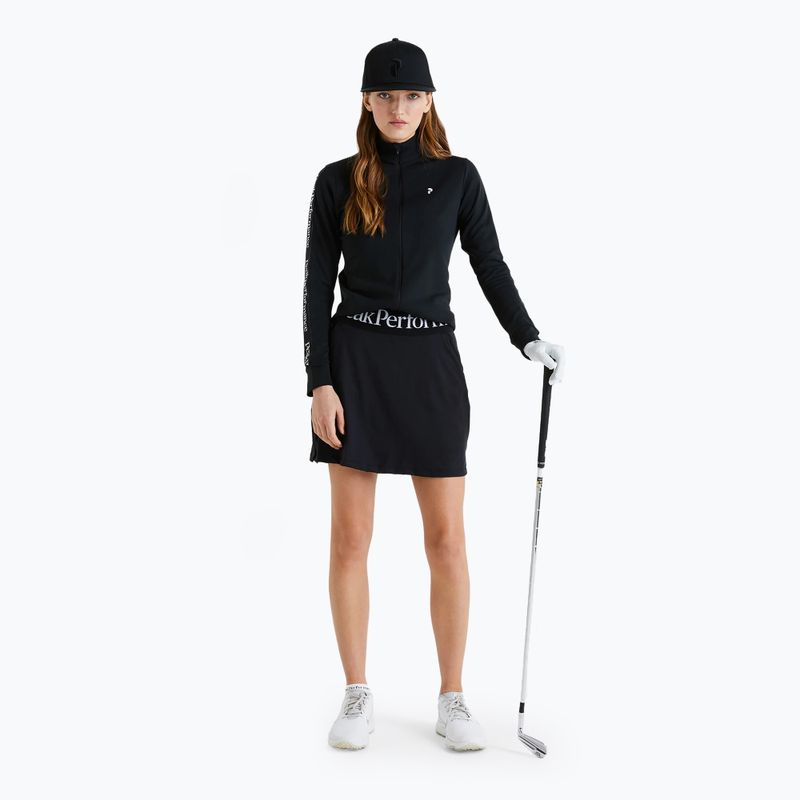 Fustă de golf pentru femei Peak Performance Turf neagră G77191030