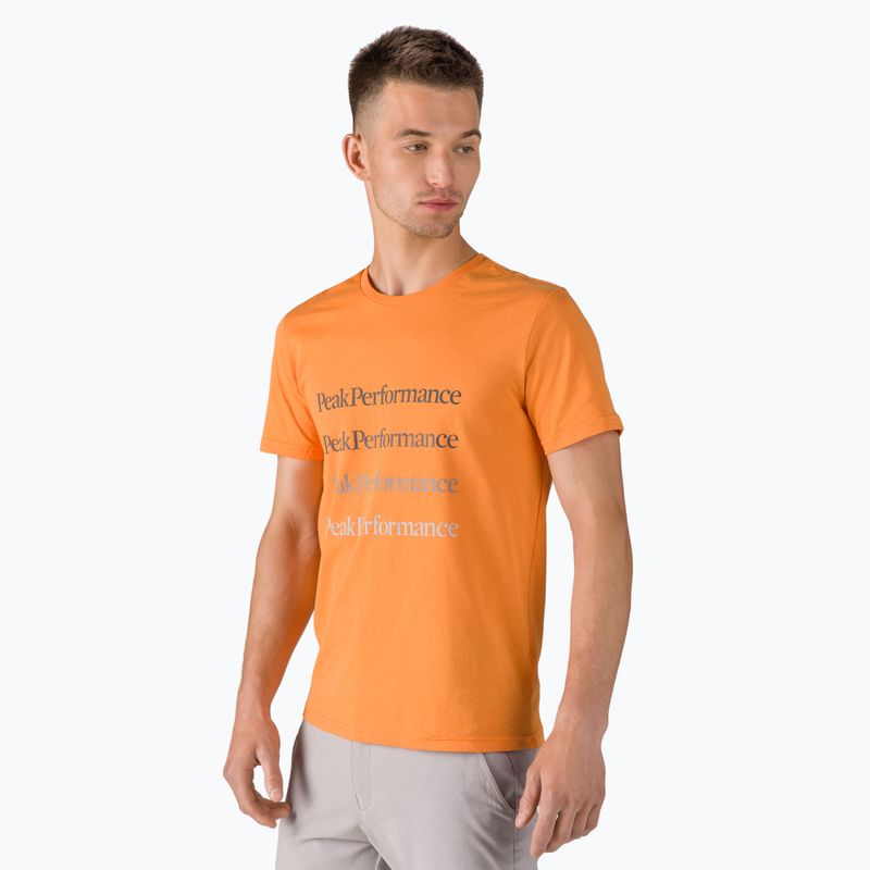 Tricou pentru bărbați Peak Performance Ground Tee R53 portocaliu G77284170