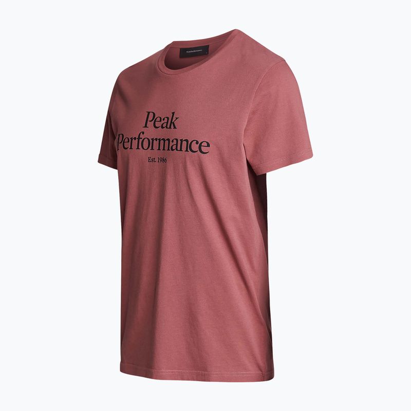 Cămașă de trekking pentru bărbați Peak Performance Original Tee P15 maro G77266240 7