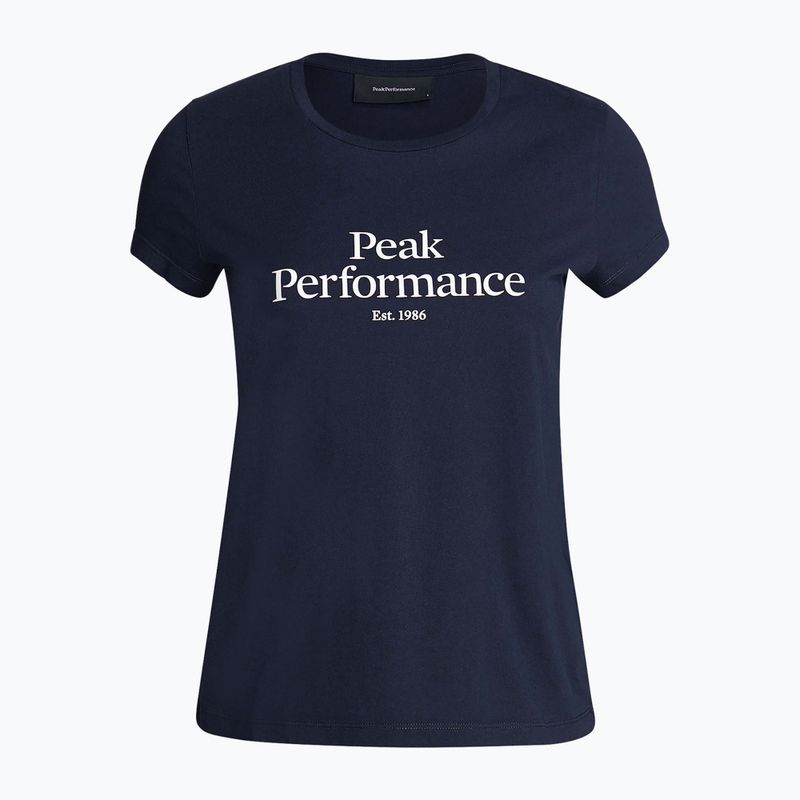 Cămașă de trekking pentru femei Peak Performance Original Tee 2N3 albastru marin G77280020 5