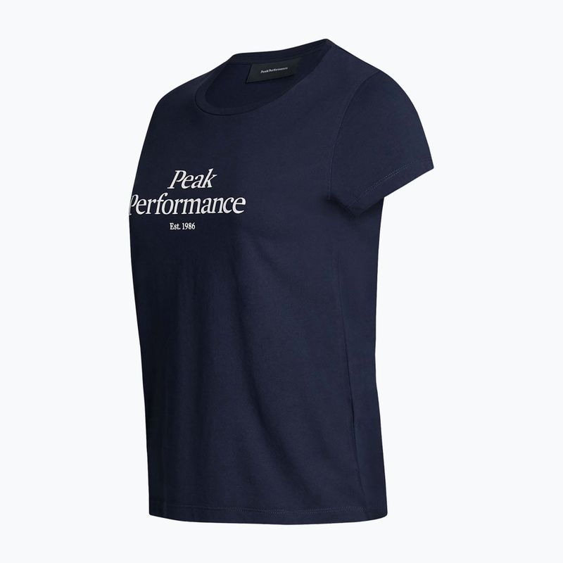 Cămașă de trekking pentru femei Peak Performance Original Tee 2N3 albastru marin G77280020 7
