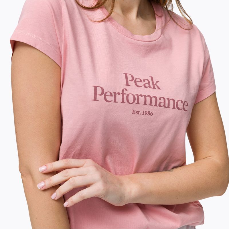 Cămașă de trekking pentru femei Peak Performance Original Tee roz G77280040 4