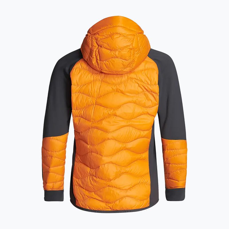 Jachetă bărbătească Peak Performance Helium Down Hybrid Hood portocalie G77227100 3