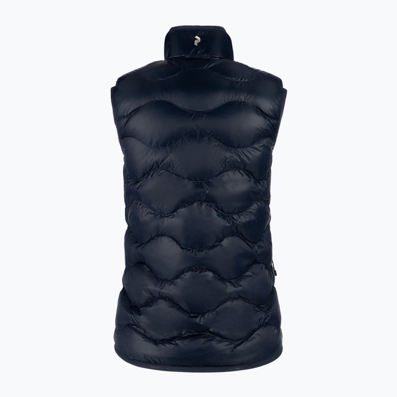 Vesta de femei Peak Performance Helium Down Vest albastru marin G77224010 2