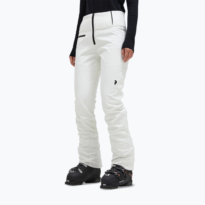 Pantaloni de schi pentru femei Peak Performance High Stretch off white