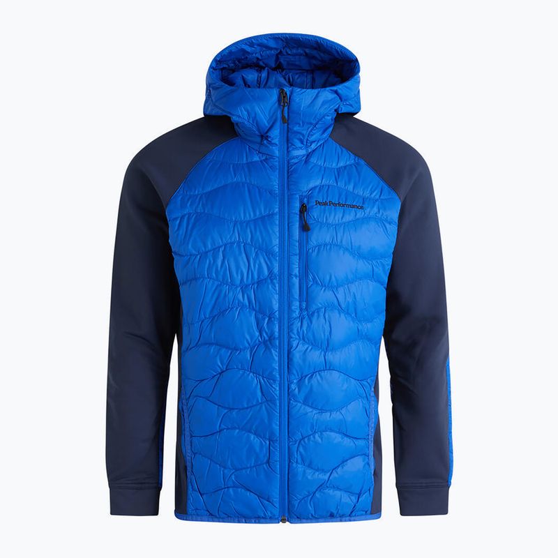 Jachetă bărbătească Peak Performance Helium Down Hybrid Hood Jacket Blue G77855110