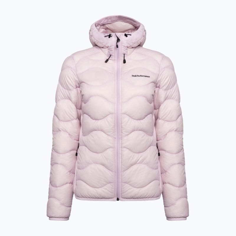 Jachetă din puf pentru femei Peak Performance Helium Down Hood roz G77852140