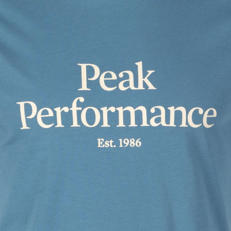 Tricoul bărbătesc Peak Performance Original Tee albastru marin de trekking G77692280 3