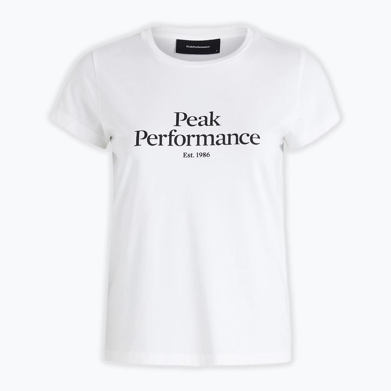 Cămașă de trekking pentru femei Peak Performance Original Tee alb G77700320 4