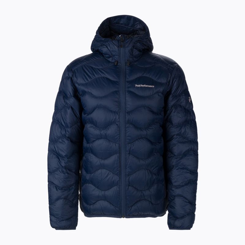 Geacă cu puf pentru bărbați Peak Performance Helium Down Hood bleumarin G77849020 5