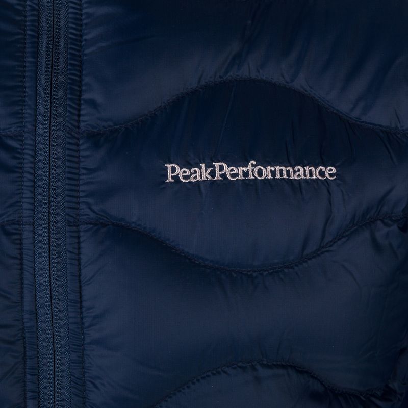 Geacă cu puf pentru bărbați Peak Performance Helium Down Hood bleumarin G77849020 7