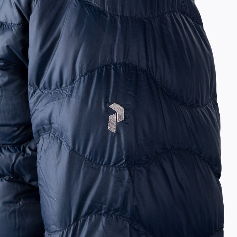 Geacă cu puf pentru bărbați Peak Performance Helium Down Hood bleumarin G77849020 9
