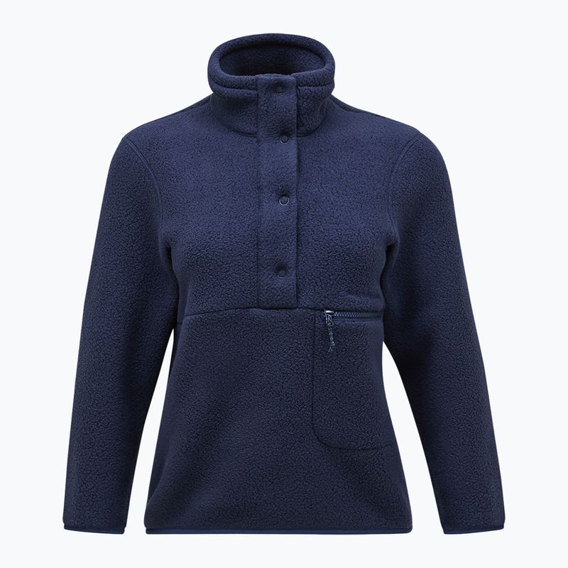 Bluză pentru femei Peak Performance Fleece W Fleece Snap T-Neck 2N3 neck 3