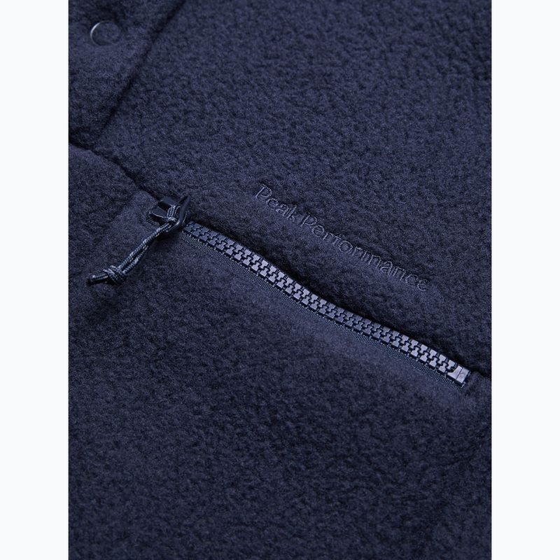 Bluză pentru femei Peak Performance Fleece W Fleece Snap T-Neck 2N3 neck 6