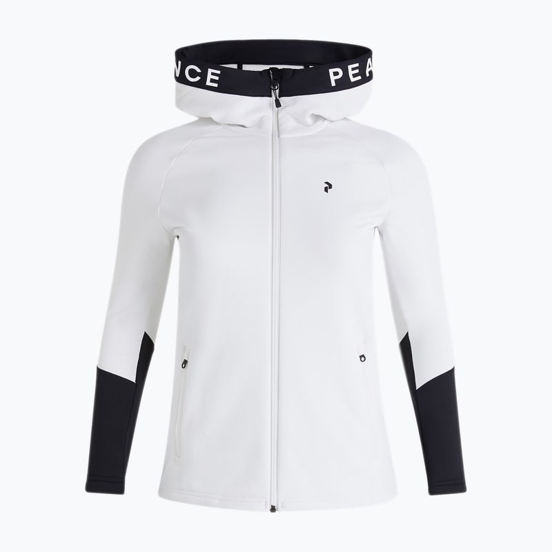Bluză de trekking pentru femei Performance Rider Zip Hood a-neagră G78834020