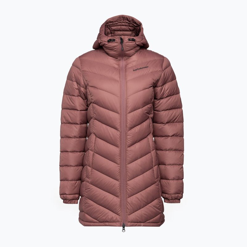 Jachetă din puf pentru femei Peak Performance Frost Down Parka maro G77895060