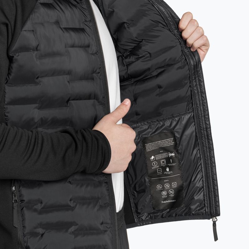 Jachetă cu glugă pentru bărbați Peak Performance Argon Hybrid Hood negru 6