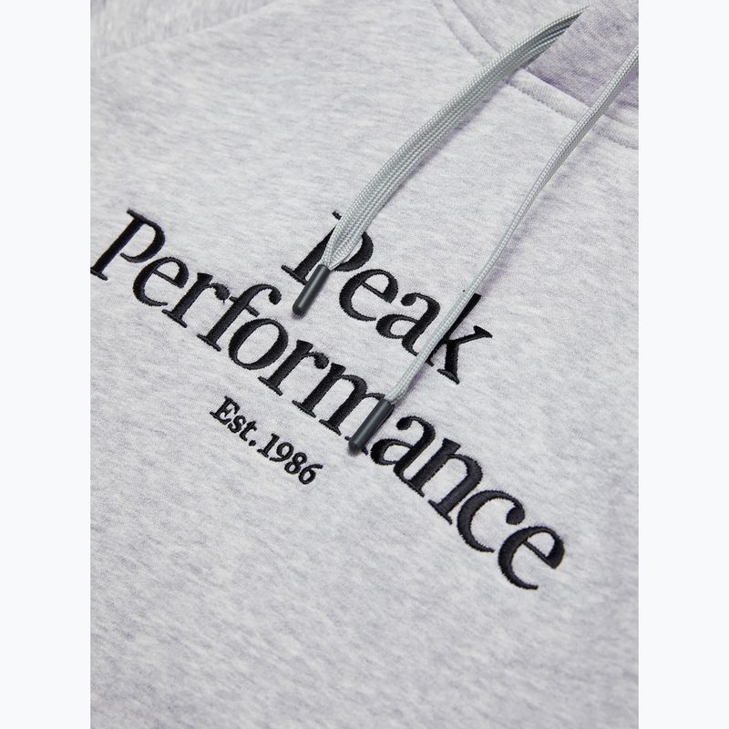 Bluză pentru bărbați Peak Performance Original Hood med grey melange 6