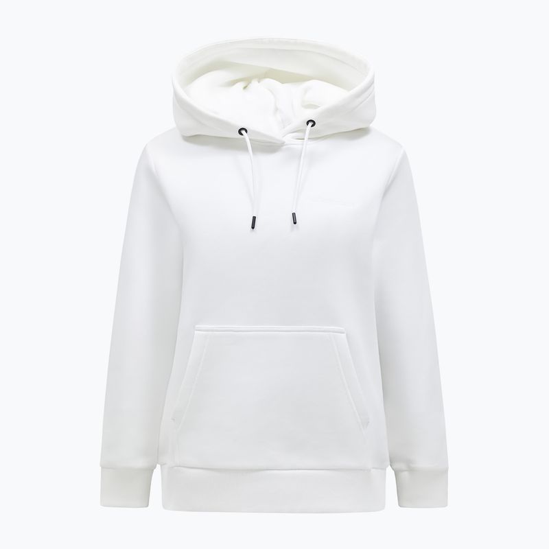 Bluză pentru femei Peak Performance Original Small Logo Hood off white