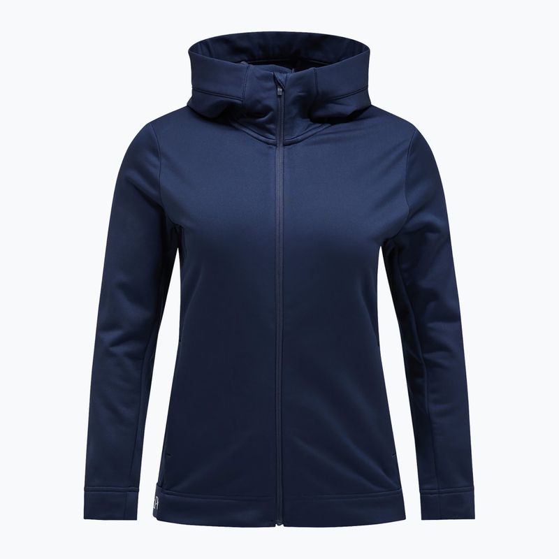 Bluză pentru femei Peak Performance Rider Tech Zip Hood blue shadow 3