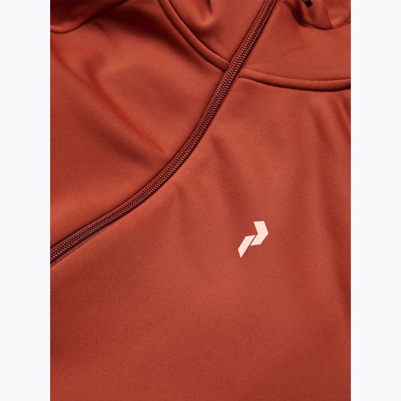 Bluză de trekking pentru bărbați Peak Performance Rider Zip Hood spiced 4